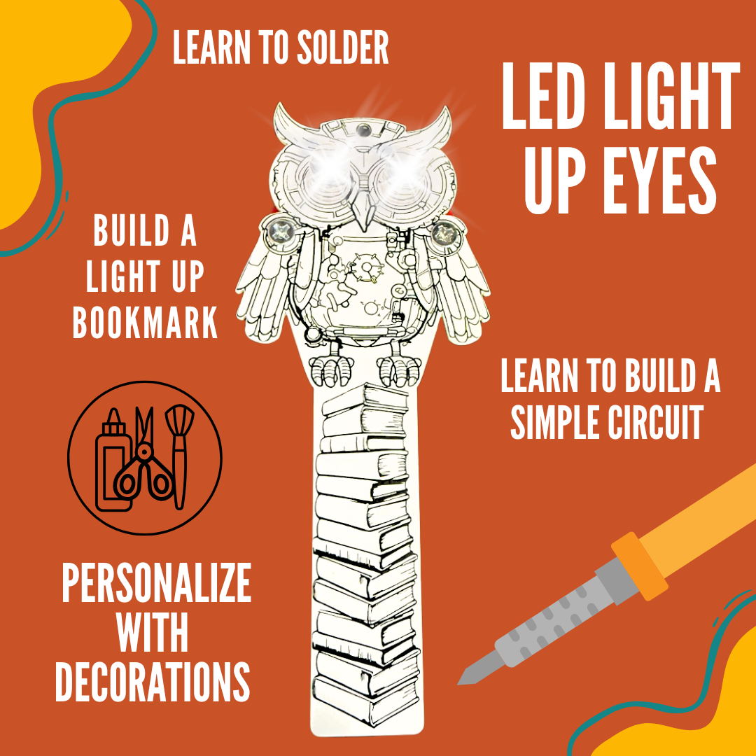 Light Up Owl Bookmark